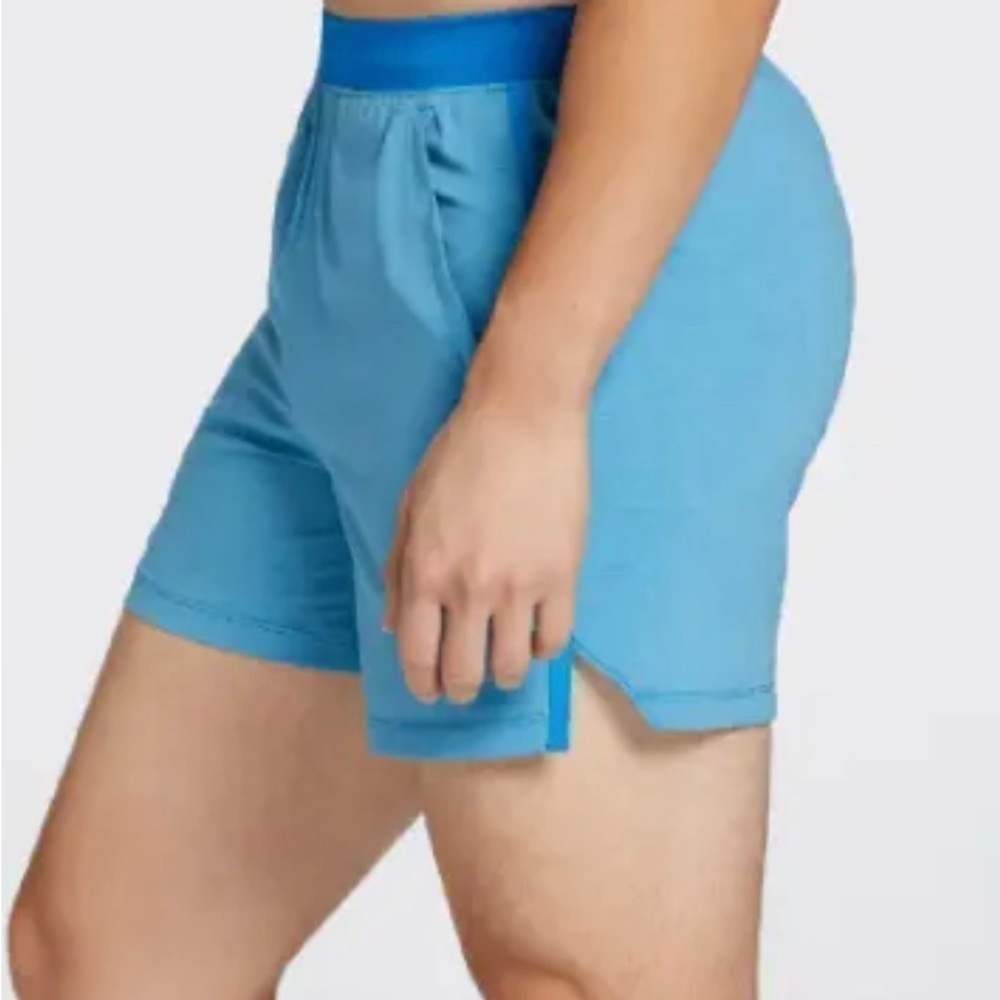 New Under Armour Men's Printed Running Shorts Blue size 2XL XXL - Picture 3 of 6
